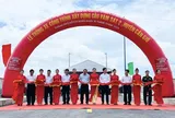 TP. HCM: Chính thức thông xe cầu Vàm Sát 2