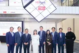 Lãnh đạo HDBank thăm Sàn giao dịch chứng khoán London