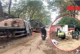Loạt bãi vật liệu xây dựng ở phường Cầu Giấy gây bụi bặm, mất an toàn giao thông