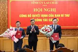 Lai Châu có 2 tân Phó Bí thư Tỉnh ủy
