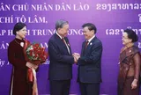 Tổng Bí thư Tô Lâm chúc mừng ông Thongloun Sisoulith tái đắc cử Tổng Bí thư Đảng NDCM Lào
