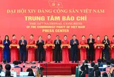 Khai trương Trung tâm Báo chí phục vụ Đại hội XIV của Đảng