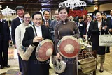 Phu nhân của Tổng Bí thư Tô Lâm cùng Phu nhân của Tổng Bí thư, Chủ tịch nước Lào thăm và hoạt động tại Ninh Bình