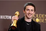 Quả cầu Vàng 2026: Timothée Chalamet lần đầu chạm tượng vàng