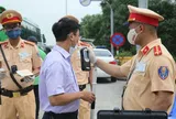 Cảnh sát giao thông đồng loạt kiểm tra nồng độ cồn từ mùng 1 Tết
