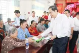 Chủ tịch Quốc hội Trần Thanh Mẫn chúc Tết tại TP. Cần Thơ