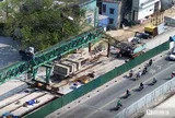 Hiện trạng dang dở của dự án mở rộng cầu Vỹ Dạ sau gần 5 thi công