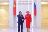 Thủ tướng Chính phủ Phạm Minh Chính gặp Chủ tịch Hội đồng Liên bang Nga