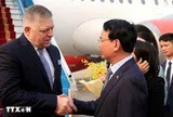 Thủ tướng Cộng hòa Slovakia Robert Fico bắt đầu thăm chính thức Việt Nam