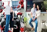 Diễn viên Lan Phương và chồng tây cao 2m thông báo tin vui