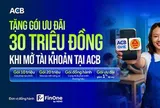 ACB: Triển khai gói ưu đãi đặc biệt 30 triệu cho hộ kinh doanh