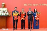 Chủ tịch Quốc hội Trần Thanh Mẫn trao quyết định chỉ định Bí thư Đảng ủy 3 cơ quan của Quốc hội