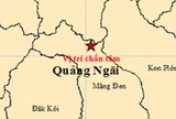 Liên tiếp 6 trận động đất ở Quảng Ngãi trong ngày 11/5