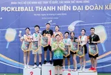 Đoàn Thanh niên Hội Luật gia Việt Nam dẫn đầu thành tích tại Giải Pickleball Thanh niên “Đại đoàn kết”
