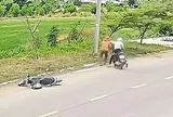 Bắt đối tượng cướp dây chuyền vàng rồi lên xe khách bỏ trốn