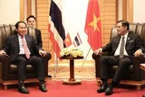 Phó Thủ tướng Chính phủ Lê Tiến Châu gặp Phó Thủ tướng Thái Lan Sihasak Phuangketkeow trong khuôn khổ Hội nghị Tương lai châu Á