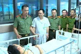 Trung tá cảnh sát bị thương khi dũng cảm khống chế đối tượng nghiện ma túy