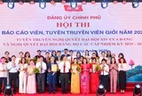 Trao giải Hội thi báo cáo viên, tuyên truyền viên giỏi Đảng bộ Chính phủ năm 2026