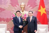 Chủ tịch Quốc hội Trần Thanh Mẫn tiếp đoàn đại biểu Viện nghiên cứu kinh tế, Hàn Quốc