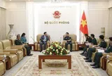 Phó Thủ tướng Chính phủ, Bộ trưởng Bộ Quốc phòng Phan Văn Giang tiếp Đại sứ Malaysia tại Việt Nam