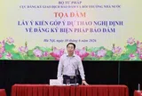 Lấy ý kiến hoàn thiện dự thảo Nghị định về đăng ký biện pháp bảo đảm