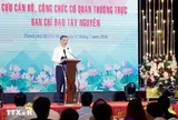 Tổng Bí thư, Chủ tịch nước Tô Lâm gặp mặt cựu cán bộ, công chức Cơ quan Thường trực Ban Chỉ đạo Tây Nguyên