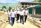 Phó Thủ tướng Lê Tiến Châu kiểm tra tiến độ xây trường phổ thông nội trú liên cấp tại Tuyên Quang