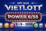 Vietlott 3/9 - Xổ số Vietlott Power 6/55 hôm nay 3/9/2026