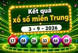 XSMT 3/9 - Xổ số miền Trung hôm nay 3/9/2026