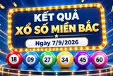 XSMB 7/9 - Kết quả xổ số miền Bắc hôm nay ngày 7/9/2026