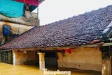 Hà Nội: Ngập gần tới mái nhà, người dân tất tả chạy lũ