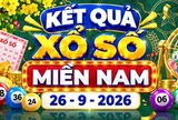 XSMN 26/9 - Kết quả XSMN ngày 26/9/2026 - Xổ số miền Nam ngày 26 tháng 9