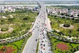 Cầu Nhật Tân trước ngày thí điểm: Dòng xe ùn ứ theo vạch đo cự ly an toàn