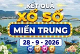 XSMT 28/9 - Kết quả xổ số miền Trung hôm nay 28/9/2026 - XSMT ngày 28 tháng 9