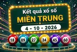 XSMT 4/10 - Kết quả xổ số miền Trung hôm nay ngày 4 tháng 10