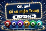 XSMT 8/10 - Kết quả xổ số miền Trung hôm nay 8/10/2026 - XSMT ngày 8 tháng 10