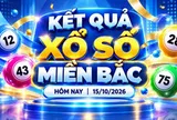 XSMB 15/10 - Kết quả xổ số miền Bắc hôm nay 15/10/2026