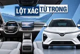 Rộ ảnh nội, ngoại thất VinFast VF 6 bản nâng cấp: Tay nắm cửa ẩn, bỏ nút chuyển số, vô-lăng mới, thêm màn hình