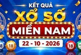 XSMN 22/10 - Kết quả xổ số miền Nam ngày 22 tháng 10