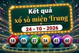 XSMT 24/10 - Kết quả xổ số miền Trung ngày 24 tháng 10