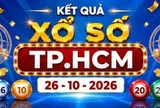 XSHCM 26/10 - Kết quả xổ số Hồ Chí Minh ngày 26 tháng 10