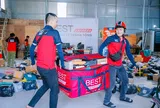 Vượt mưa gió, shipper BEST đảm bảo giao hàng nhanh chóng sau ngày sale 11.11