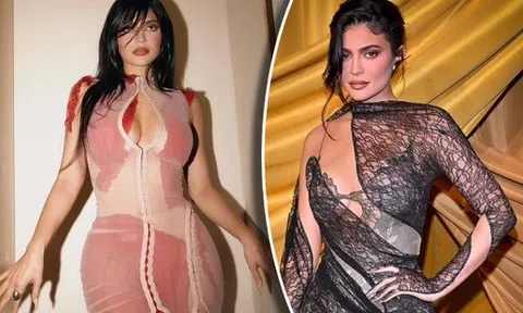 Phong cách thời trang "nude" của Kylie Jenner