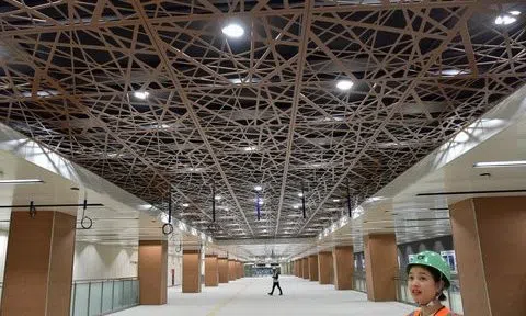 Diện mạo mới của ga ngầm metro TP.HCM sắp hoàn thiện