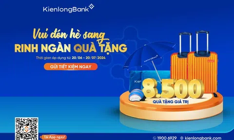 KienlongBank tặng hàng nghìn phần quà cho khách gửi tiết kiệm