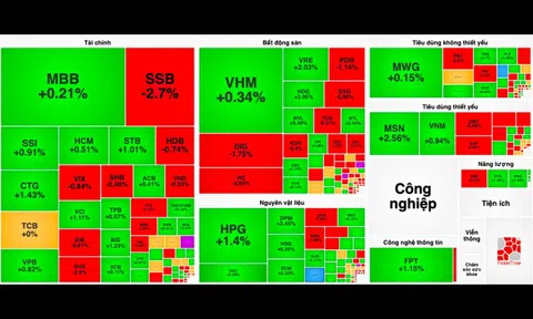 Nhóm vốn hoá lớn kéo VN-Index tăng 6 điểm