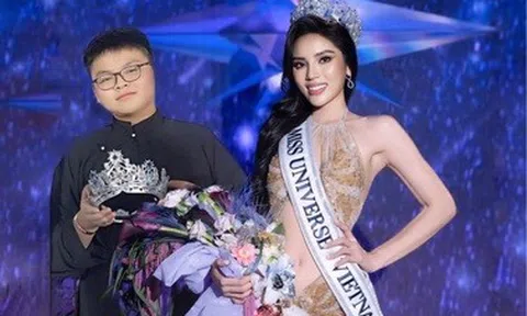 Nam sinh 13 tuổi đứng sau thiết kế vương miện Miss Universe Vietnam 2024