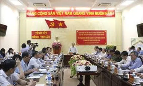 Kiểm tra việc thực hiện Kết luận số 21-KL/TW tại Bình Thuận