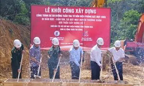 Thanh Hóa: Khởi công xây dựng công trình Đường tuần tra biên giới