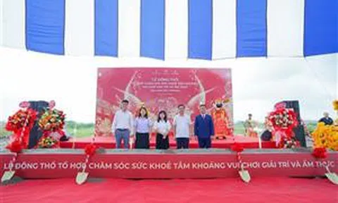 Vinhomes Golden Avenue động thổ tổ hợp chăm sóc sức khỏe tắm khoáng - vui chơi giải trí và ẩm thực lớn nhất miền Bắc